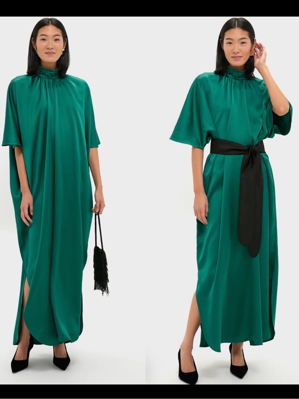 Tuckernuck Green Satin Patricia Maxi Dress. XL/XXL New With Tags